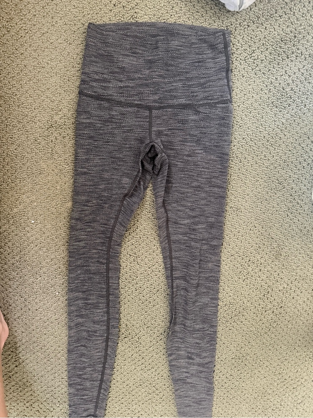 lululemon athletica Heathered Gray High-Rise Leggings